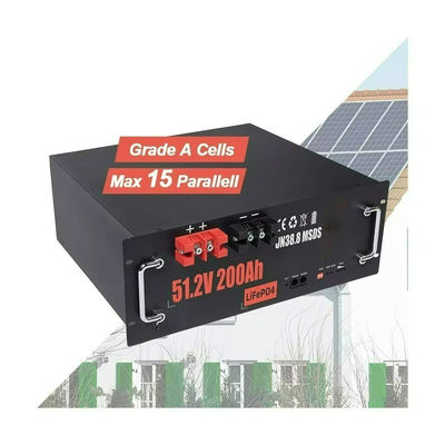 LiFePo4-Batterie 51.2V 200Ah Wiederaufladbare Batterie IP55