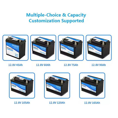 Auto Auto Start-Stop Lifepo4 Lithiumbatterie D2360LT2 eingebaut in BMS 12.8V 60ah 900CCA für Familienwagen und leichte Lkw