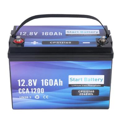 Qualität 12V 160Ah LiFePO4 Batterie 1200CCA Bluetooth 2048Wh Mega Kapazität Solar- und Lithiumbatterie für Off-Grid Marine und Backup-Systeme usine