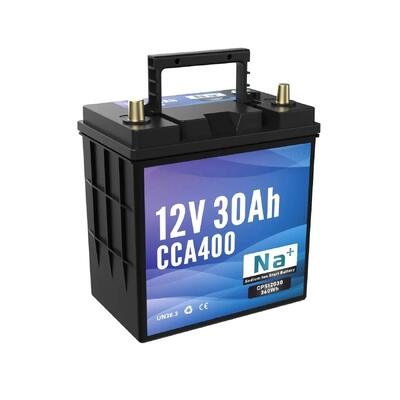 Qualität 12V 30Ah Natrium-Ionen-Batterie 400CCA Bluetooth ultrakompakt Kaltwetter-Startleistung für Motorräder, ATVs und Kleinmotoren usine