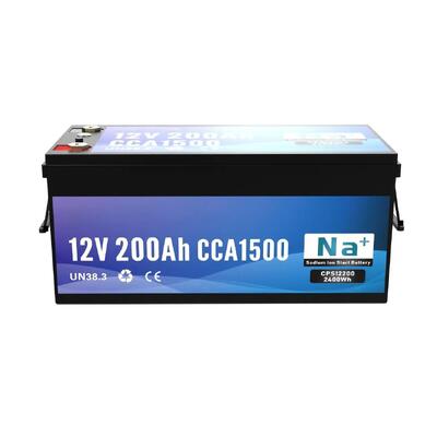 Qualität 12V 200Ah Natrium-Ionen-Batterie 1500CCA Bluetooth Die weltweit leistungsstärkste Lithium-Batterie für industrielle Marine und Mega-Speicher usine