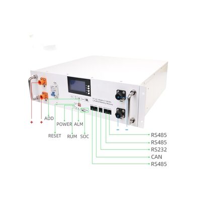 Qualität YF4850LFP HES 48V 50Ah LiFePO4 Batterie 2,4 kWh Rack Mount Solarspeicherbatterie mit Smart BMS für Heimsicherung Telekommunikations- und Off-Grid-Systeme usine