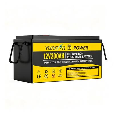 Qualität LiFePO4 Tiefkreislaufbatterie 12.8V 200AH 2560Wh Lithium-Eisenphosphatbatterie mit eingebauter BMS 5000 Zyklen Drop-in Ersatz für Blei-Säure in RV Solar Marine UPS Backup Power usine