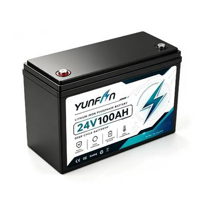 Qualität YF24V100Ah-LAS 25,6 V 100 Ah LiFePO4-Batterie 2560 Wh IP55 ABS + PC-Shell Drop-in-Ersatz für 24 V Blei-Säure-USV-Off-Grid-Solarspeicherbatterie usine