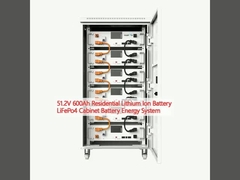 51.2V 600Ah Lithium-Ionen-Batterie für Wohnungen LiFePo4 Schrankenbatterie Energiesystem