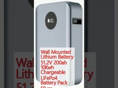 Wandmontierte Lithiumbatterie 51.2V 200ah 10Kwh Ladbares LiFePo4 Batteriepaket