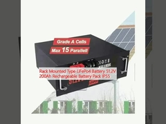 LiFePo4-Batterie 51.2V 200Ah Wiederaufladbare Batterie IP55