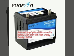 Start- und Stoppsystem Lithium-Ionen-Autobatterie 12,8V 81ah mit hoher Energiedichte LifePO4
