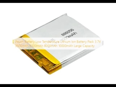 Taschenbatterie Niedertemperatur Lithium-Ionen-Batterie Paket 3.7V 3500mAh 6500mAh 8000mAh 10000mAh Große Kapazität