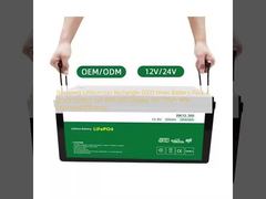 Recycling Lithium-Ionen-Rechteck 6000-facher Batteriepackung Batteriezelle der Klasse A mit LED-Display 12V 120ah mit verbesserter Effizienz